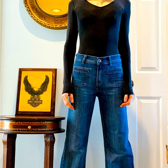 Jordache Jeans Reissue Y2K. Size 6 Waist 28” Hip 32-33” Length 40” - Picture 4 of 8